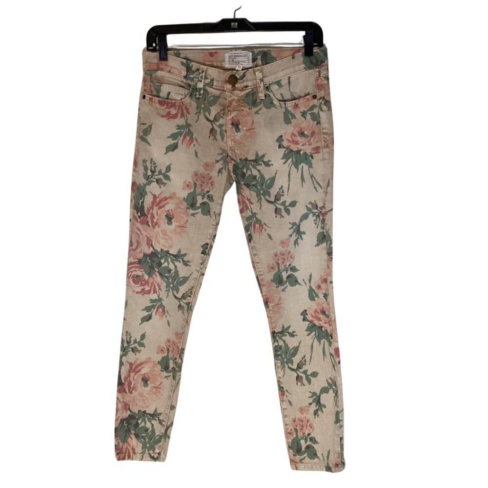 Current/Elliot Jeans Women’s 27 The Stiletto Haystack Floral Skinny 80s